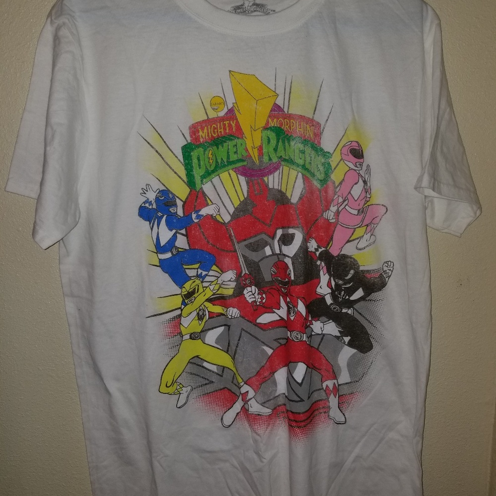 Power rangers mighty morphin t shirt